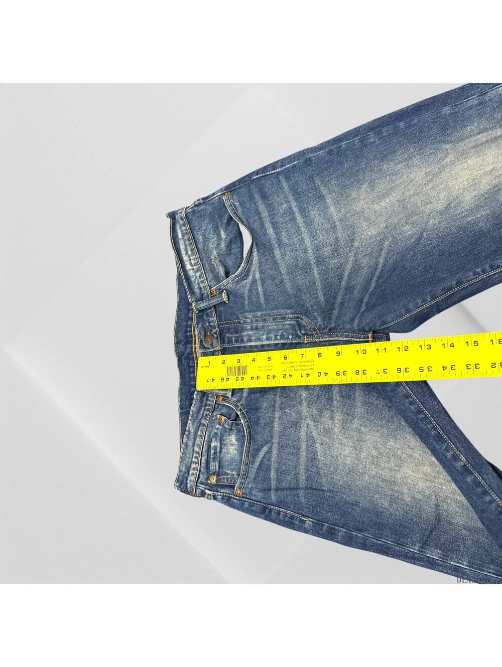 Levis Mens Jeans Blue 34x31 Stretch Denim 511 Slim Straight 5 Pocket Casual